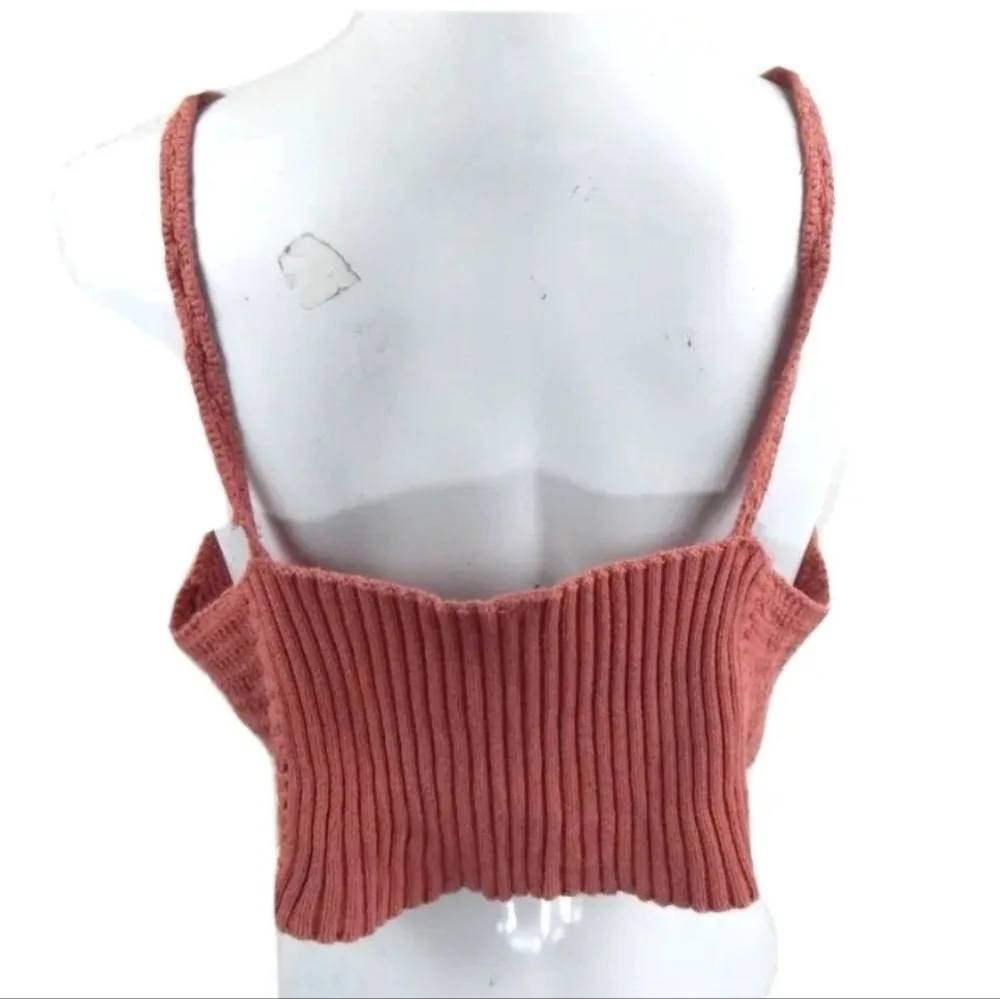 Free People Berkinette Crochet Crop Tank
